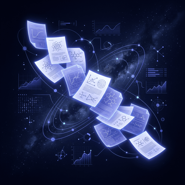 研究論文のデジタル管理イメージ